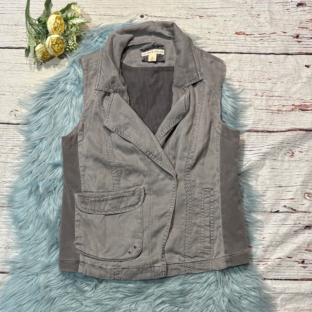 Peyton Jensen Cargo Utility 2000s Vintage Vest